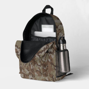 Woodland Desert Military Camouflage  Printed Backpack