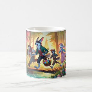 Woodland Easter Adventure – Joyful Egg Hunt Coffee Mug