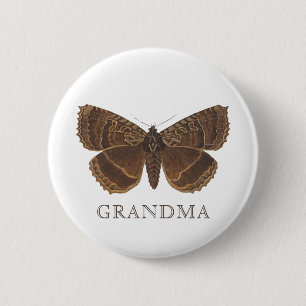 Woodland Elegant Butterfly Baby Shower 2 Inch Round Button