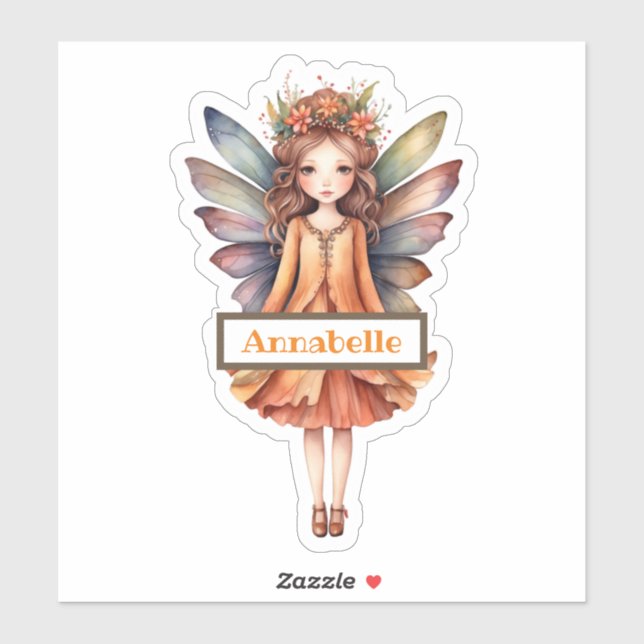 Woodland Fairy Elements Custom-Cut Vinyl Sticker (Sheet)