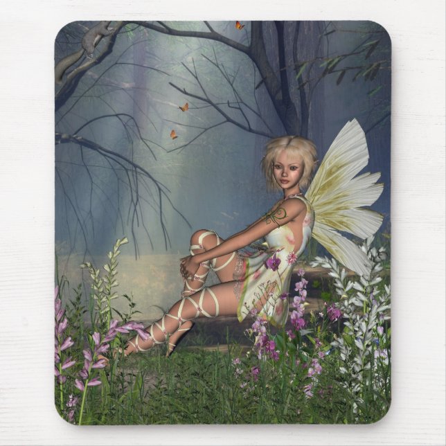Woodland Fairy Mouse Pad (Front)