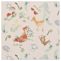 Woodland Fairytale Creatures Baby Girl Nursery