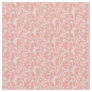 Woodland Fairytale Fern Swirl Baby Girl Nursery Fabric