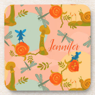 Woodland Fairytale personalized Coaster