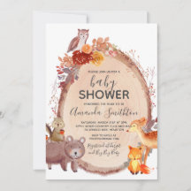 Woodland Fall Autumn Baby Shower