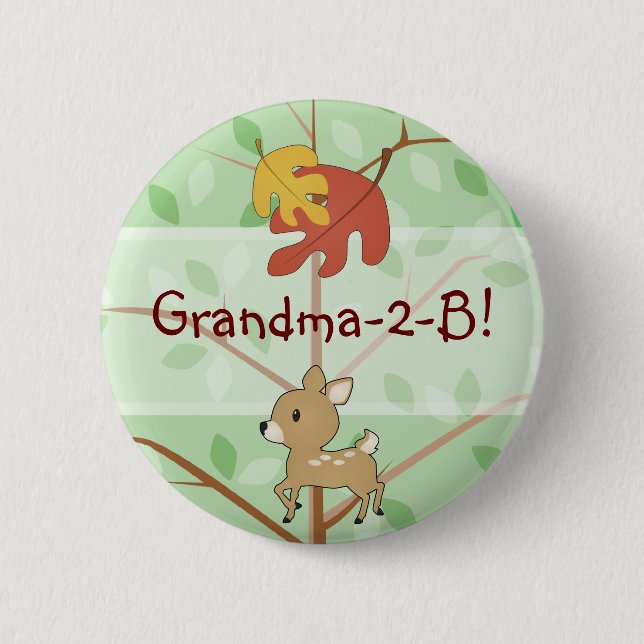 Woodland Fawn Button (Front)