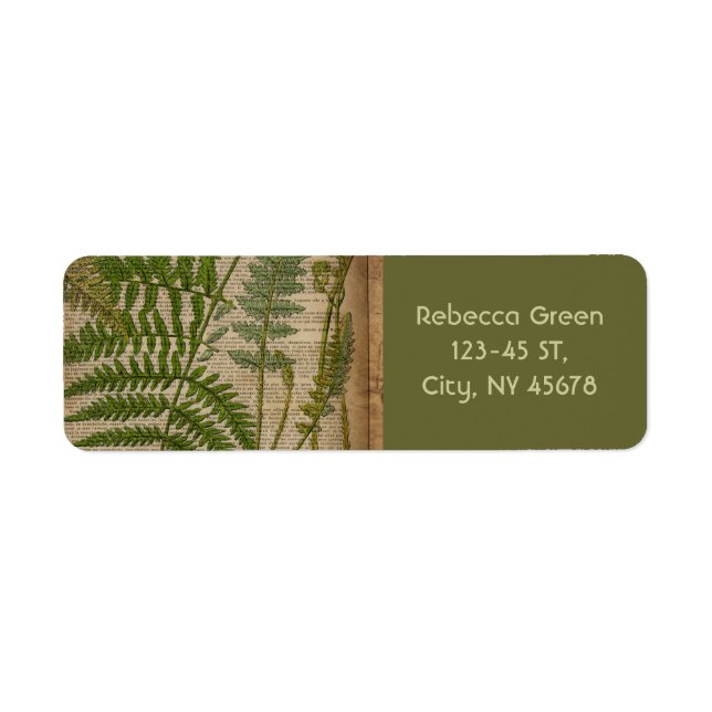 woodland foliage french botanical (Devant)