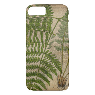 woodland foliage french botanical print fern Case-Mate iPhone case