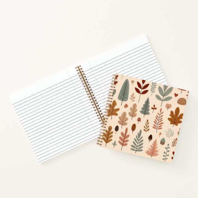 Woodland Foliage Spiral Notebook (Inside)