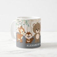 Woodland Forest Animals 1st Birthday Party Gift