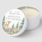 Woodland Forest Animals Adventure Baby Shower