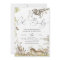 Woodland Forest Animals Baby Shower Invitation 