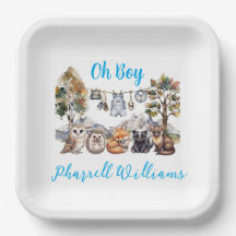 Woodland forest animals baby shower