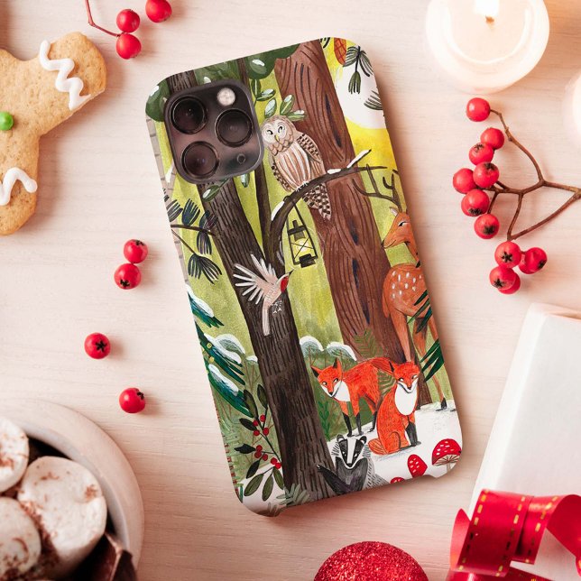 Woodland Forest Animals Cute Illustrated  Case-Mate iPhone Case (Creator Uploaded)