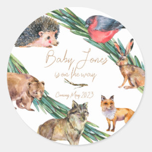 Woodland Forest Animals   MultiUse Sticker   Fauna