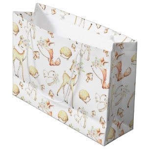 Woodland Forest Babies Large Gift Bag