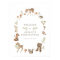 Woodland Forest Creatures Baby Shower Welcome