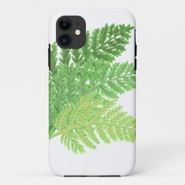 Woodland forest green ferns forest ferns Case-Mate iPhone case (Back)