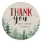Woodland Forest Lumberjack Thank You Sticker