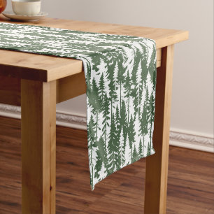 Woodland Forest Pattern Medium Table Runner