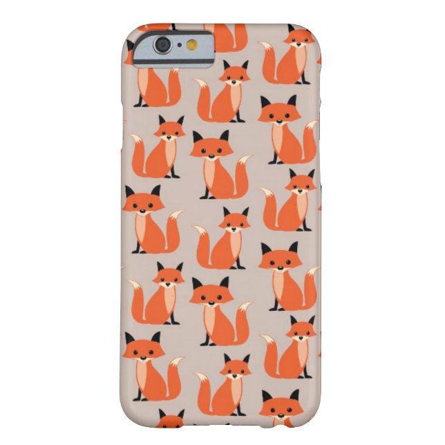Woodland fox cute retro whimsical hipster foxes Case-Mate iPhone case (Back)