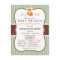Woodland Fox; Orange, Sage, Brown Baby Shower