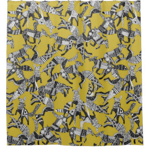 woodland fox party ochre yellow