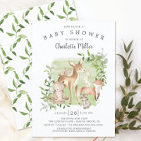 Woodland Friends Gender Neutral Baby Shower