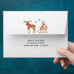 Woodland Friends Winter Birthday Personalized<br><div class="desc">Trying to get guests excited for a big party or event? Customized or coloured envelopes are a great way to make sure your message gets noticed – and that you get the response you want. Add a personal touch to your own custom envelopes. Add your custom wording to this design...</div>