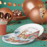 Woodland Friends Winter Christmas Birthday Party Paper Plate<br><div class="desc">Starting with a fabulous printed invitation, set the tone with a unique design then carry the theme through the entire event. Your event will be picture perfect from beginning to end with special little extras. At the party, consider personalized party favours for an extra special touch. Add your custom wording...</div>