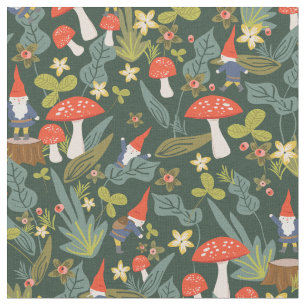 Woodland Gnomes Fabric