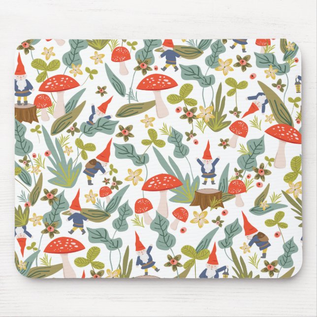 Woodland Gnomes Mouse Pad (Front)