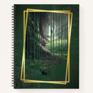 Woodland gold notebook