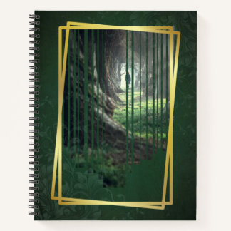Woodland gold  notebook
