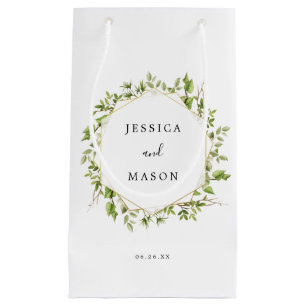 Woodland Greenery Hotel Mariage Sac cadeau