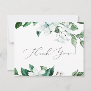 Woodland Greenery Thank You Card