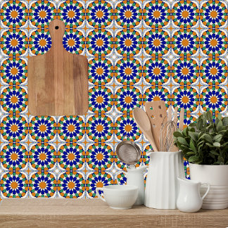 Woodland Harmony Moroccan Mosaic Pattern Tile