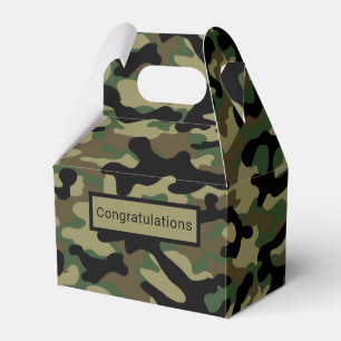 Woodland Khaki Camo Favor Box