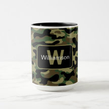 Woodland Khaki Camo With Personalization