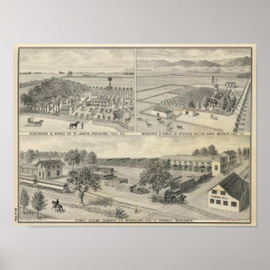 Woodland lumber company poster