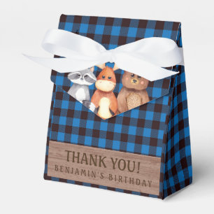 Woodland Lumberjack Birthday Party Favour Boxes