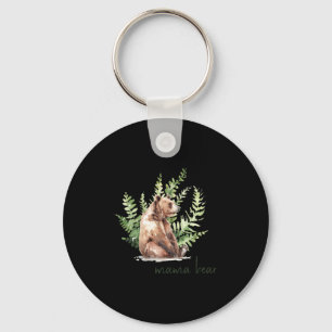Woodland Mama Bear Baby Shower  Keychain