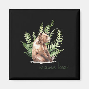 Woodland Mama Bear Baby Shower Magnet