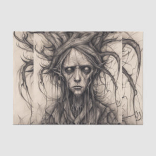 Woodland Man Forest Decoupage Paper