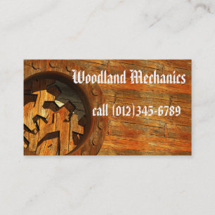 Woodland Mechanics Business Card