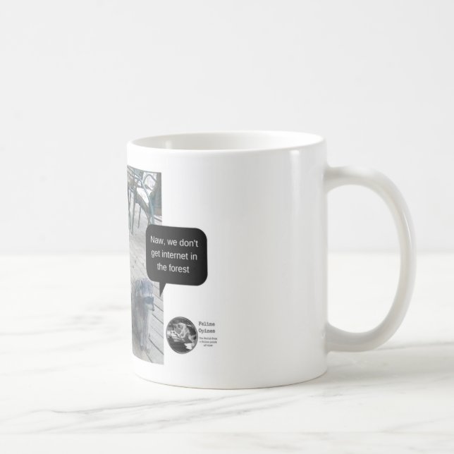 Woodland Meets Feline Mug (Right)