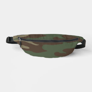 Woodland Military Camouflage Pattern Fanny Pack