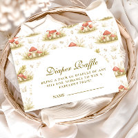 Woodland Mushroom Storybook Diapper Raffle