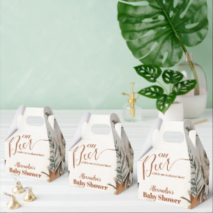 Woodland Oh Deer Theme Baby Shower Favor Box