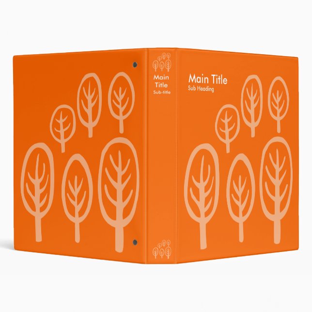 Woodland - Orange Binder (Background)